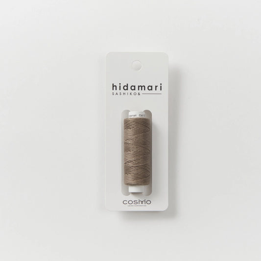 Cosmo Hidamari Sashiko Thread - Brown