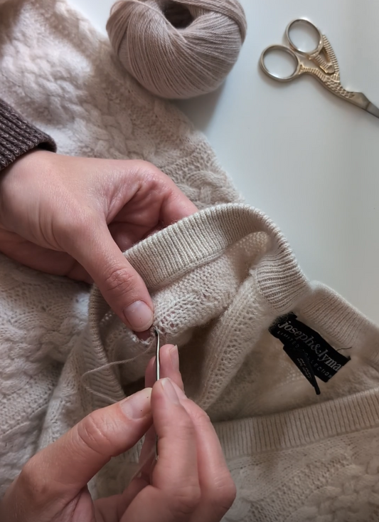 Sweater Darning Workshop