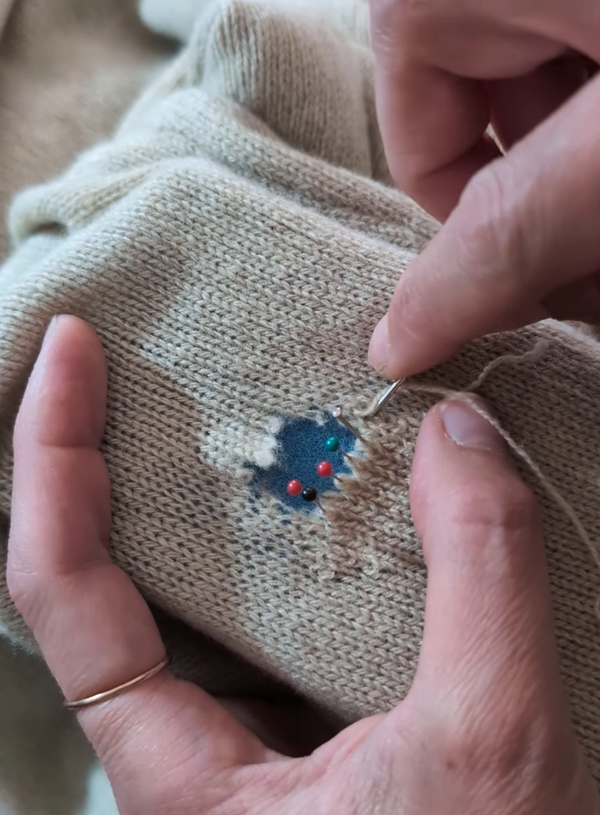 Sweater Darning Workshop